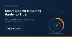 Google Smart Bidding August 2026 Update