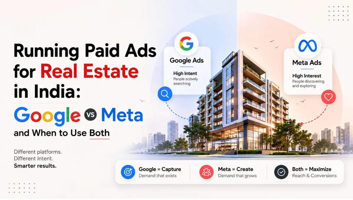 Real Estate Paid Ads India Google Meta