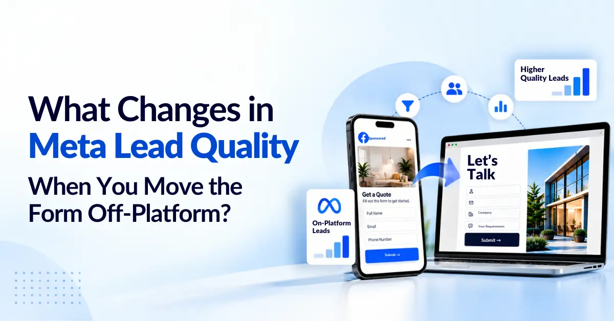 Meta Lead Form vs Landing Page