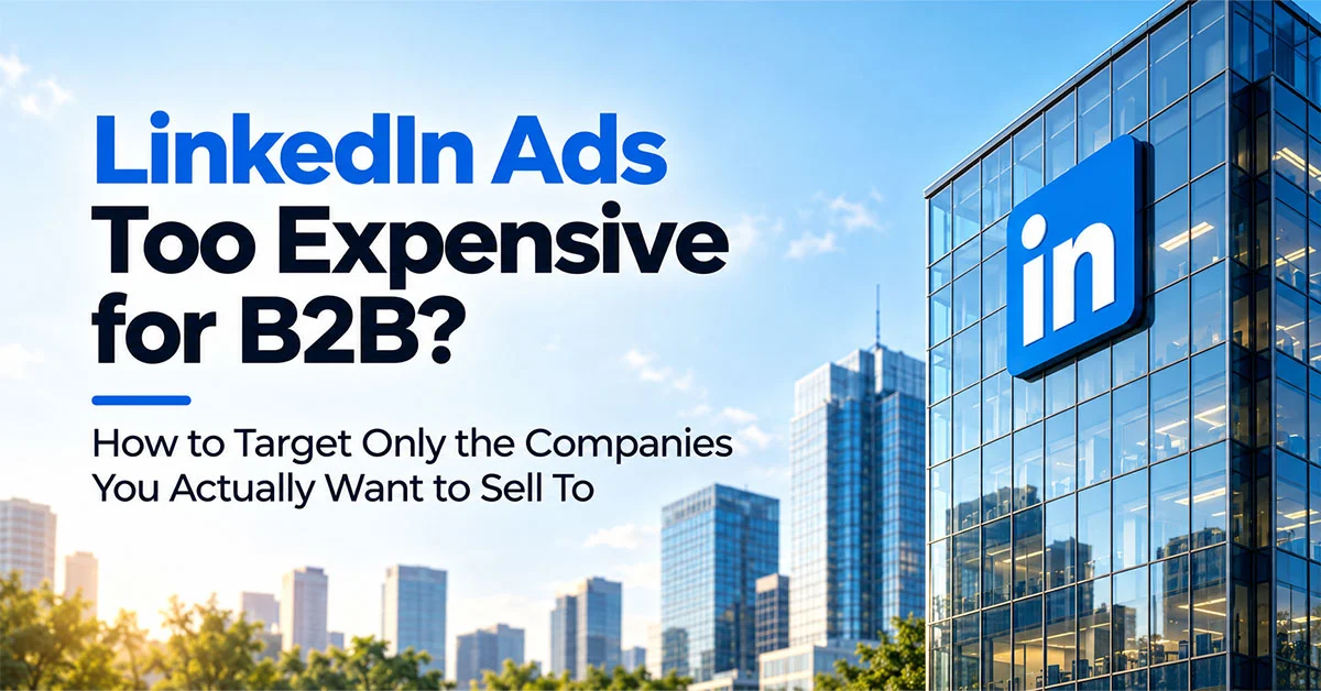 LinkedIn Ads Too Expensive